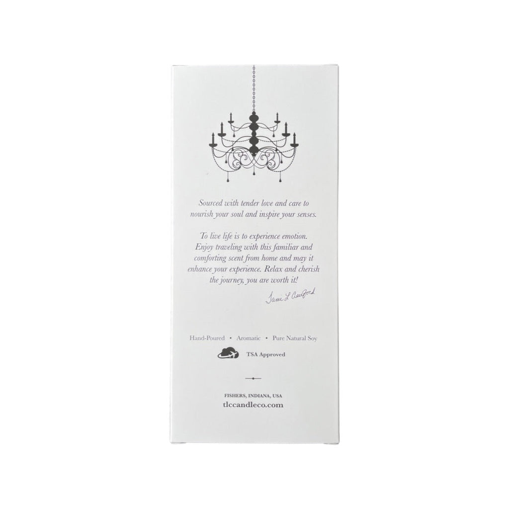 Travel Candle with Matches - White Tea